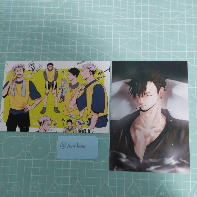 Haikyuu Postcard bokuaka and kuroo @.ummm_mmma [BUNDLE]