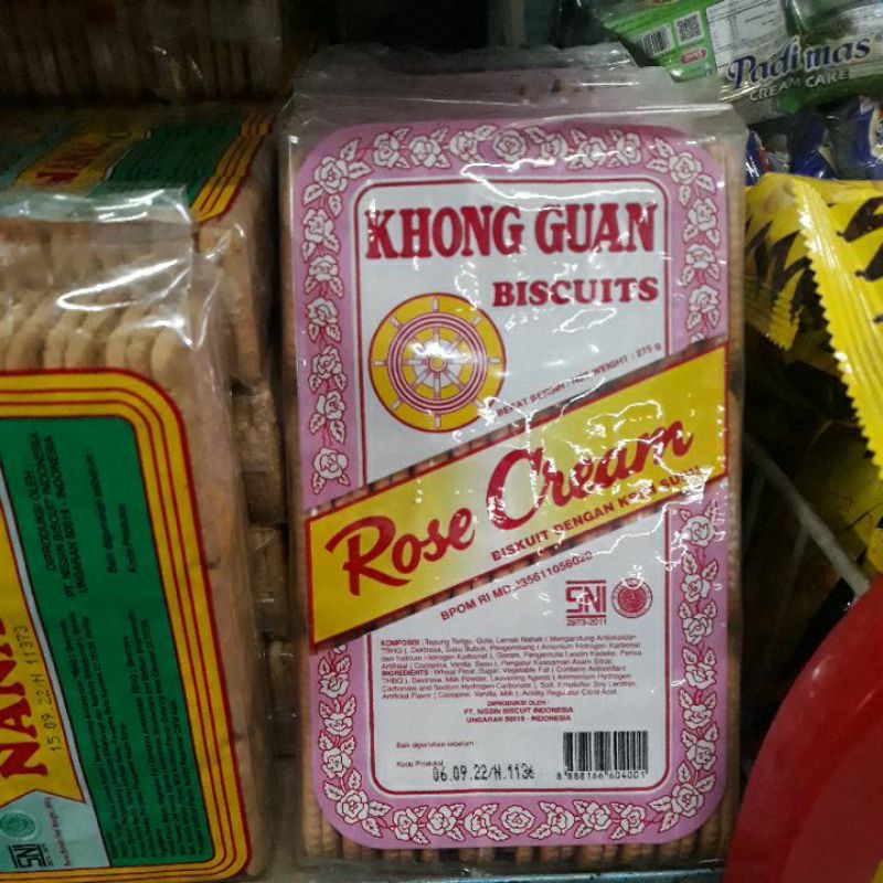 

khong guan rose cream susu 275gr