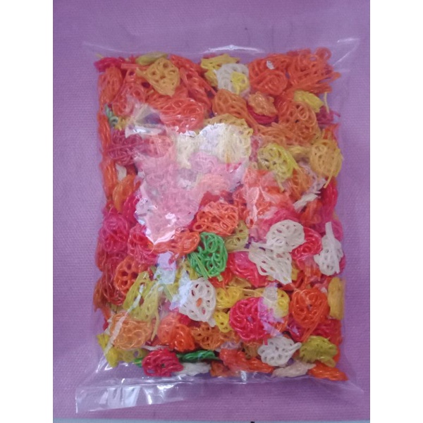 

kerupuk mawar mentah500g