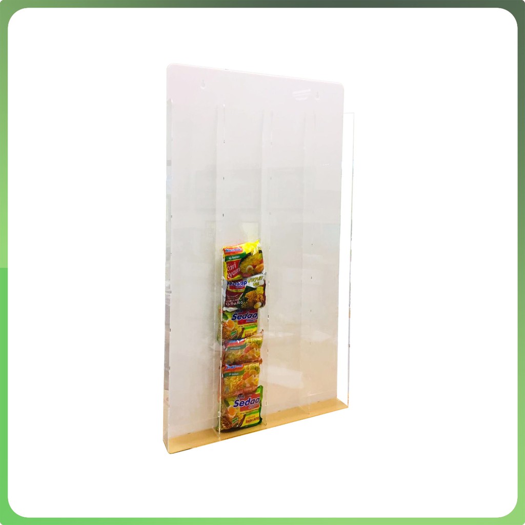 Jual Rak Display Mie Instan Module Slot Bahan Acrylic Akrilik