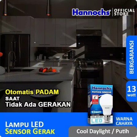 Lampu Led Hannochs Motion Sensor 13 Watt