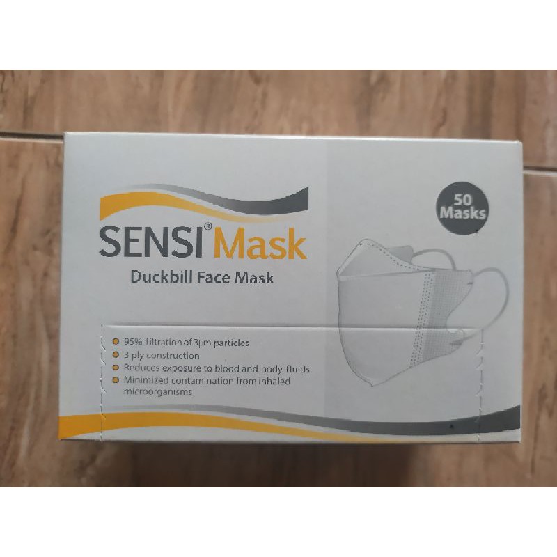 MASKER SENSI DUCKBILL 1 box isi 50 pcs Duckbill face mask