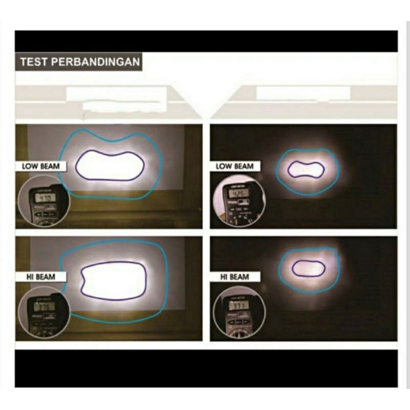 Lampu led motor matic bebek SUPER TERANG untuk semua kendaraan h6