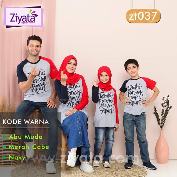  KAOS  COUPLE  KELUARGA  ZIYATA BAJU KELUARGA  MUSLIM Shopee  