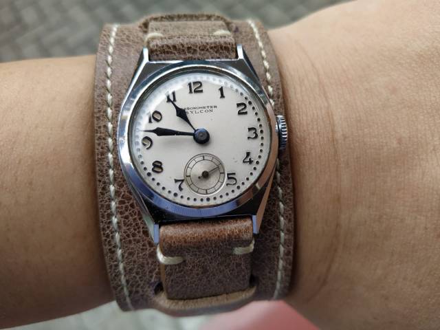 Jam tangan kuno vintage SYLCON CHRONOMETER