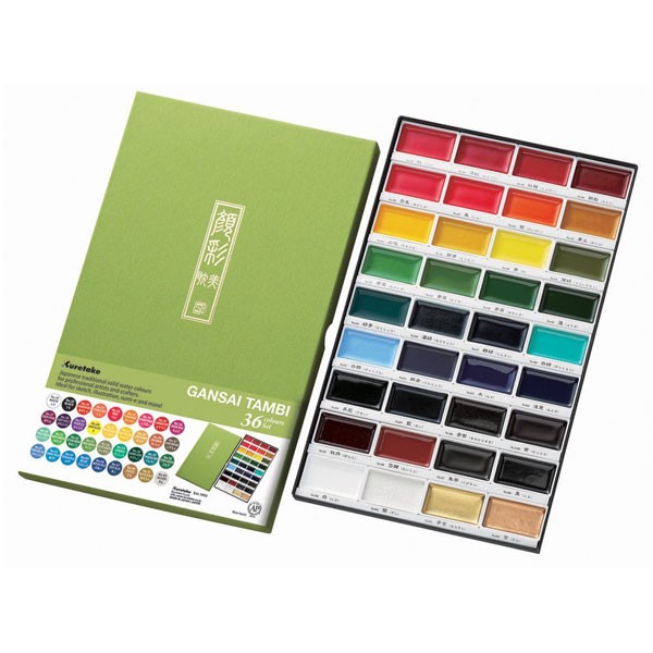

Kuretake Gansai Tambi Watercolor - 36 Color Set