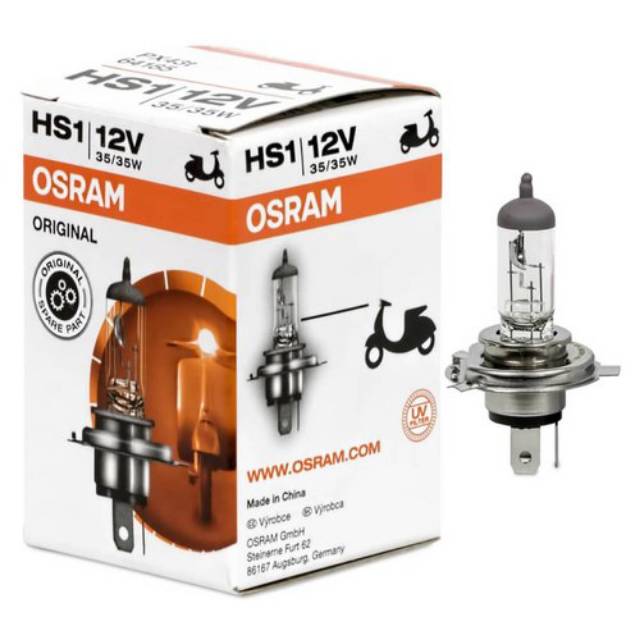 OSRAM HOLOGEN VIXION HS1 12 VOLT 35 WATT KAKI 3-1