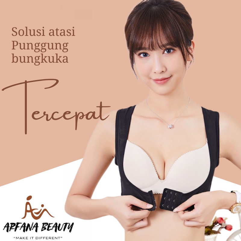 Korset Penyangga Punggung Anti Bungkuk Posture Corrector WANITA  Sabuk Punggung Leher Alat Kesehatan CHS0278