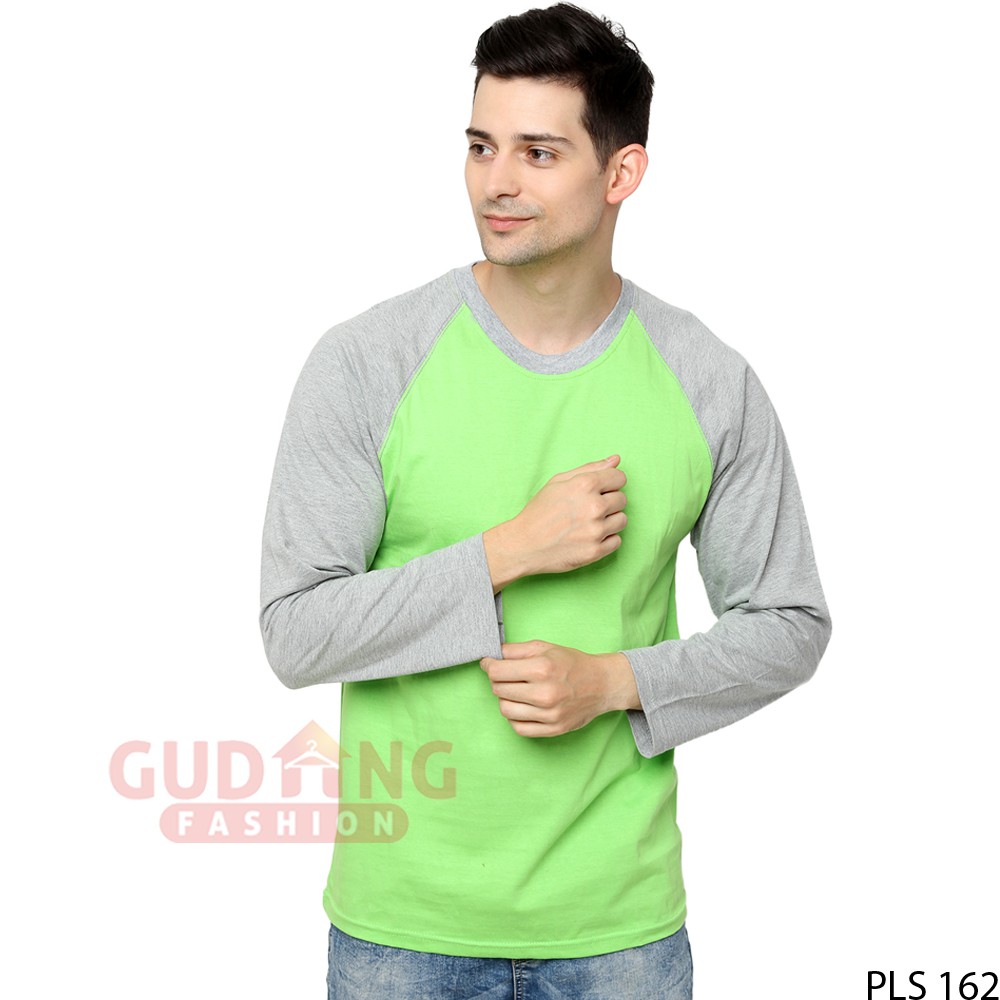 Kaos Raglan Dua Warna Model Terkini - PLS 162