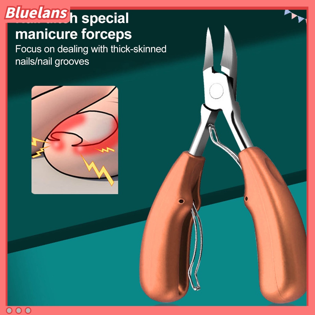 (In Stock) Kacamata Hitam Lensa Warna Warni ♡Gunting Kuku Kaki Kutikula Universal Bahan Stainless Steel Untuk Pedicure