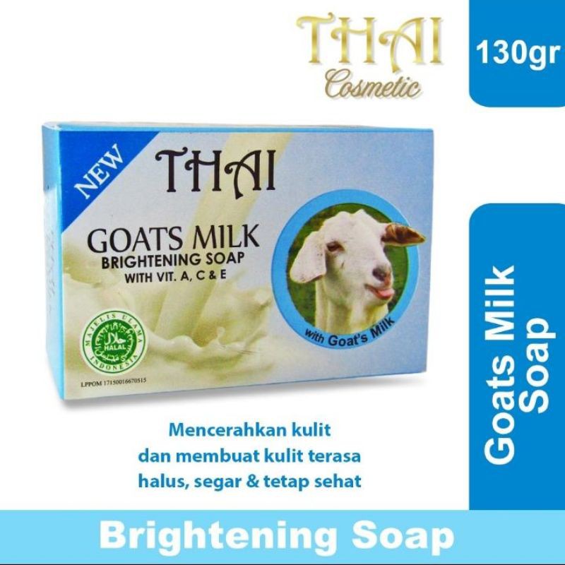 THAI Goats milk Soap 130gr (Sabun Susu Kambing)