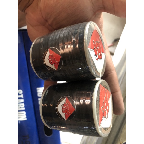 Senar Gelasan Sapi Balap Senar Mati Hitam 0.20 Langka