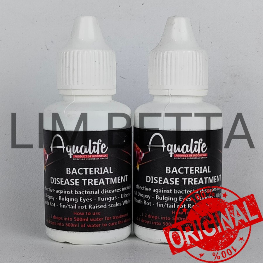 OBAT AQUALIFE BACTERIAL DISEASE TREATMENT / OBAT IKAN HIAS