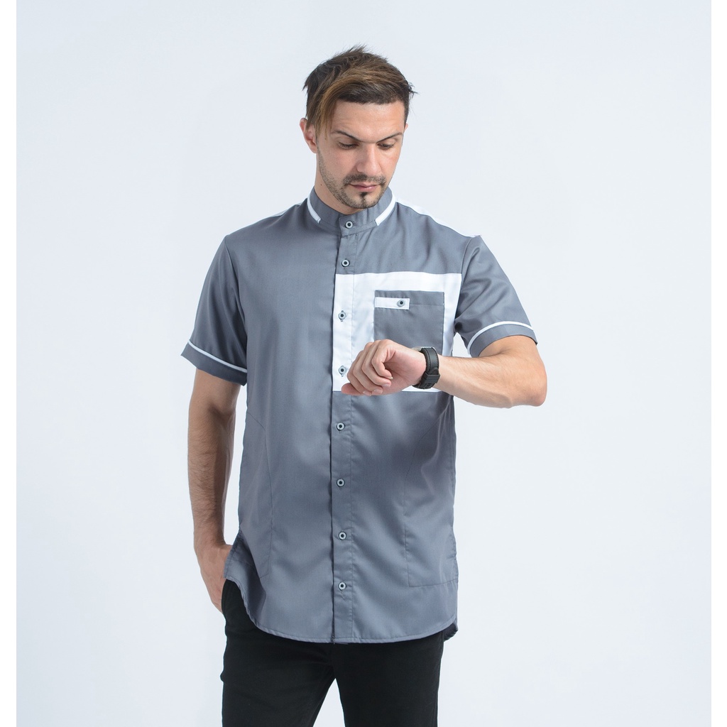 Fosejati Baju Koko Laki Laki Dewasa Terbaru 2022 Ori Kurta Pakistan Koko Rayyan Pria Lengan Pendek K