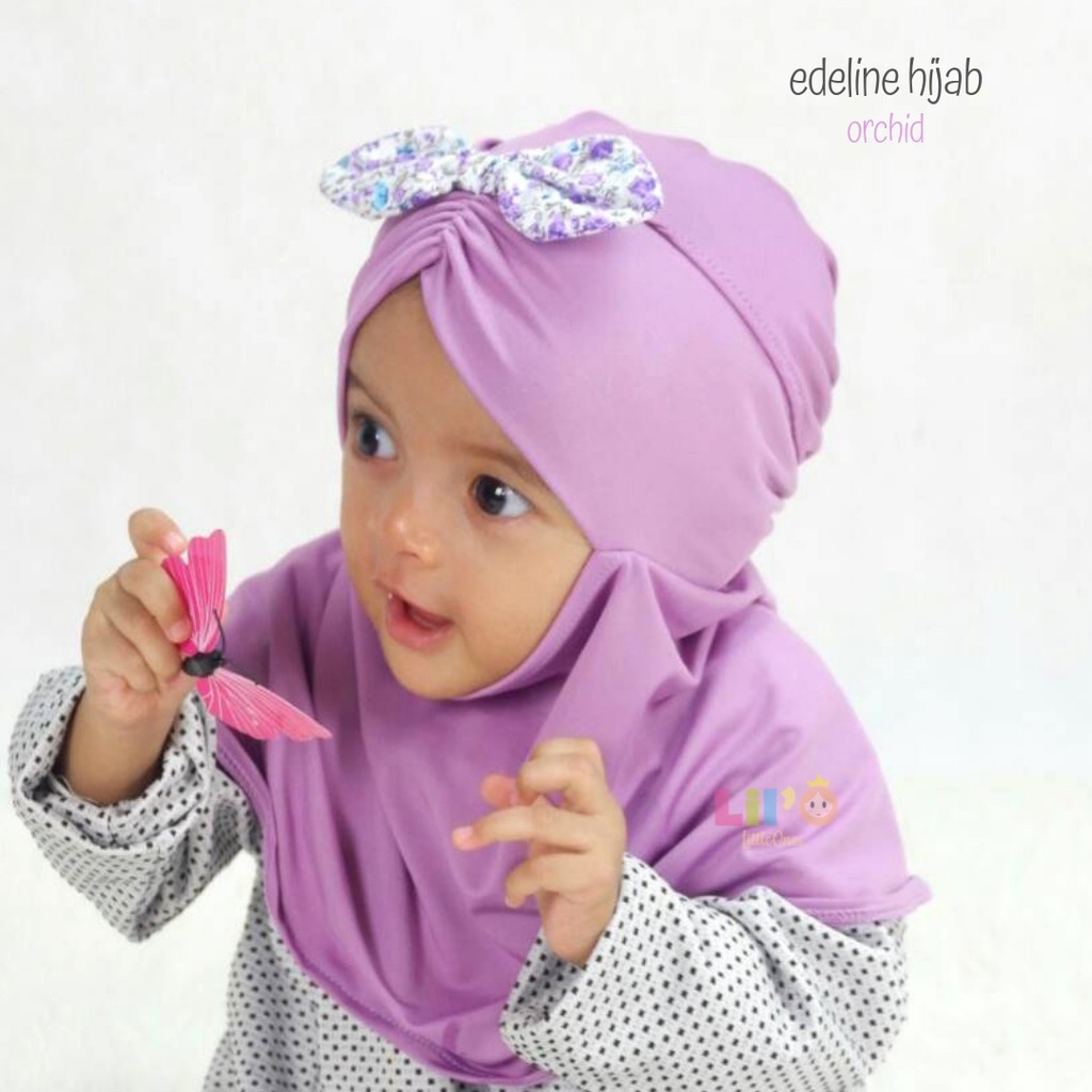 Hijab Anak Perempuan Imut Lucu Murah Edeline Hijab Bahan Lycra Ori