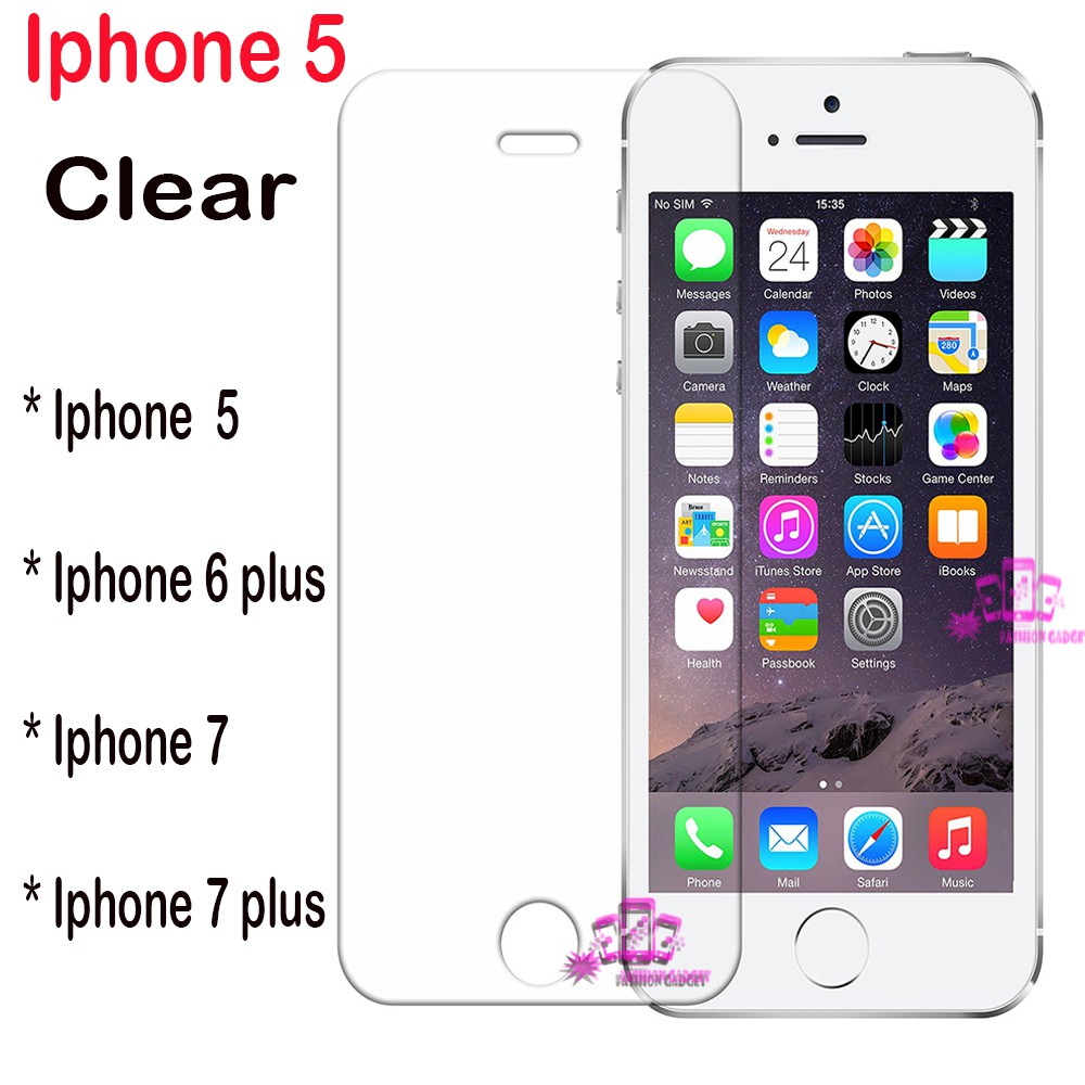 Tempered Glass For Iphone 4 / Iphone 4G / Iphone 4S Ukuran 4.7inch / Iphone 5G / Iphone 6 Plus / Iphone 7 / Iphone 7 Plus iphone 8 iphone 8 Plus Anti Gores Temper Full