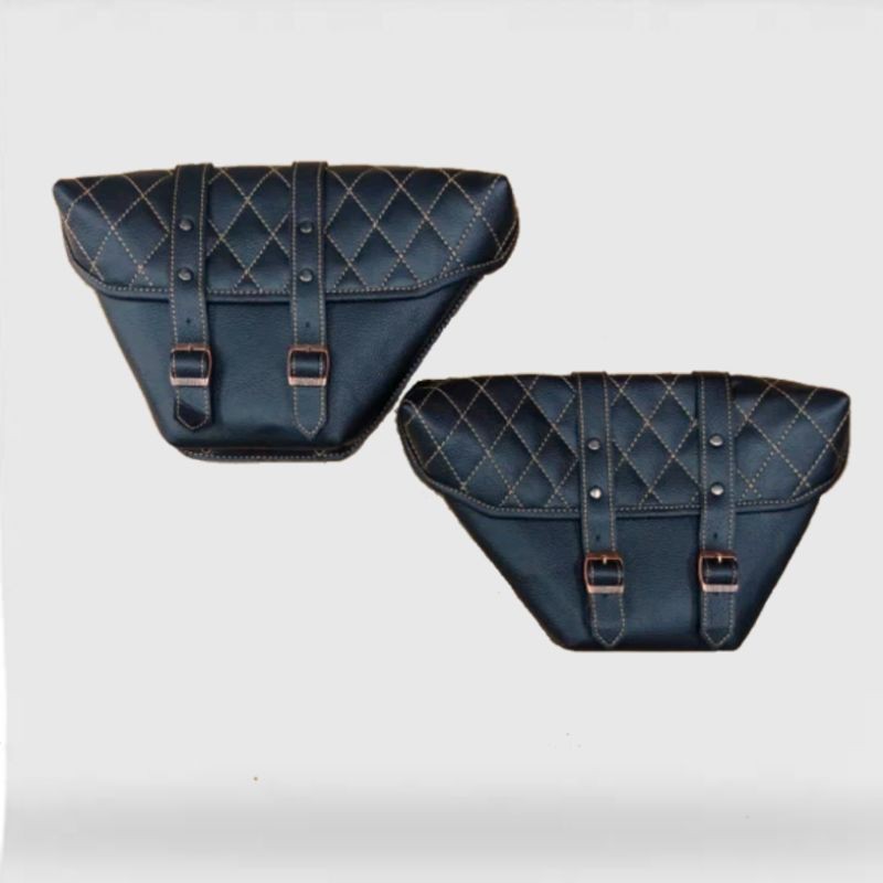 Cover aki / tutup aki / tas motor klasik / sidebag japstyle caferacer