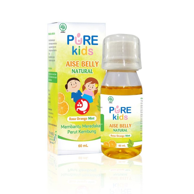 Pure Kids Aise Belly - Baby - Obat Kembung Masuk Angin Natural 60ml