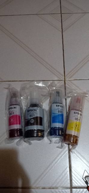 Tinta Pigment Epson 001 Black Printer L Series Compatible