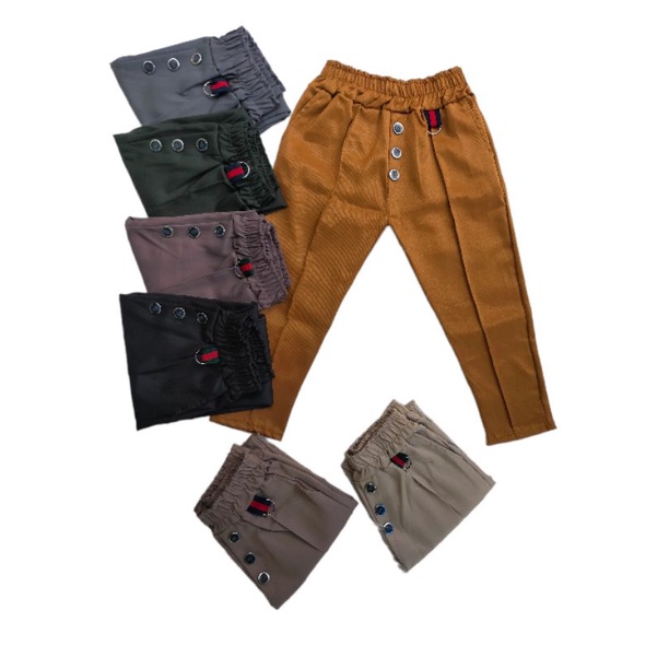 Milano PANTS buton anak 6-13 tahun bagy PANTS anak celana panjang anak perempuan fashion anak