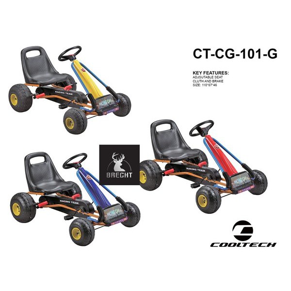 Mainan Anak Mobil Racing sepeda roda 4 Cooltech CT - CG - 101