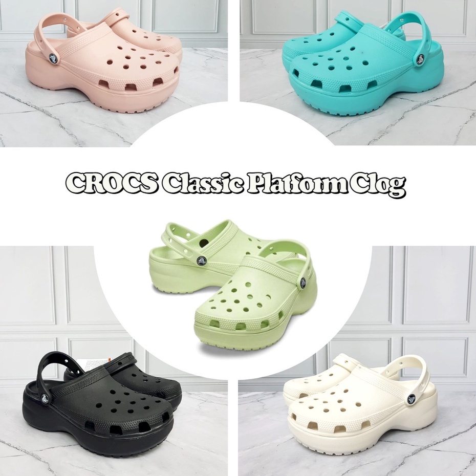 Classic Platform Clog 5 cm / Sandal Wedges / Fashion Wanita / Sandal Wanita / Sandal Pantai / Sandal Santai/ Sandal Dokter Korea