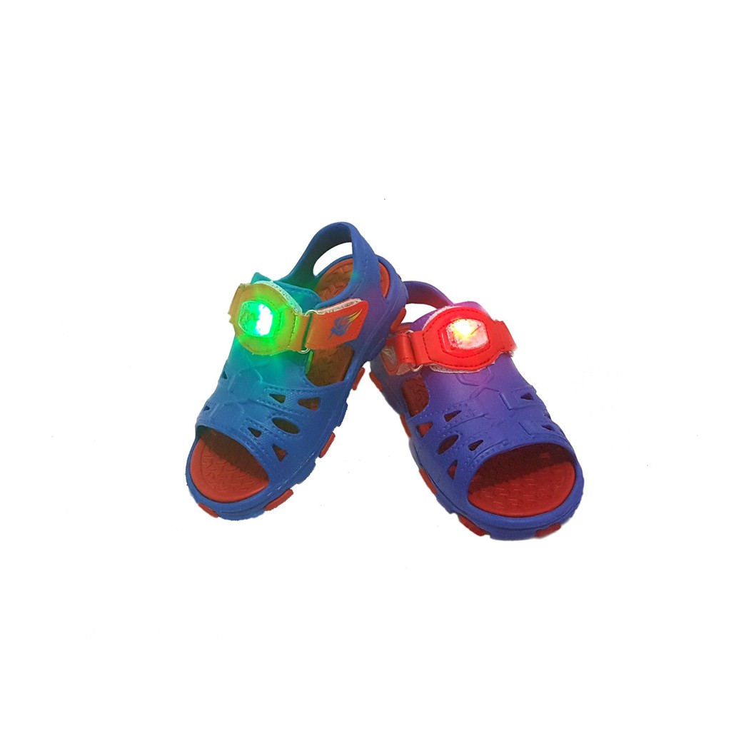 SANDAL LAMPU ANAK karet