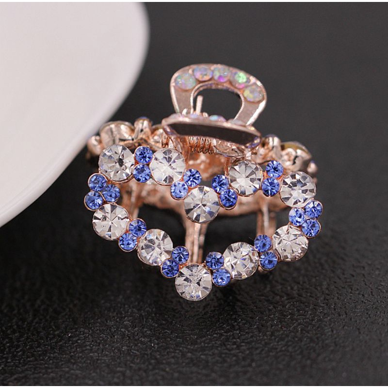 Jedai Mini Korea Logam 3cm / Jepit Poni Diamond Elegan