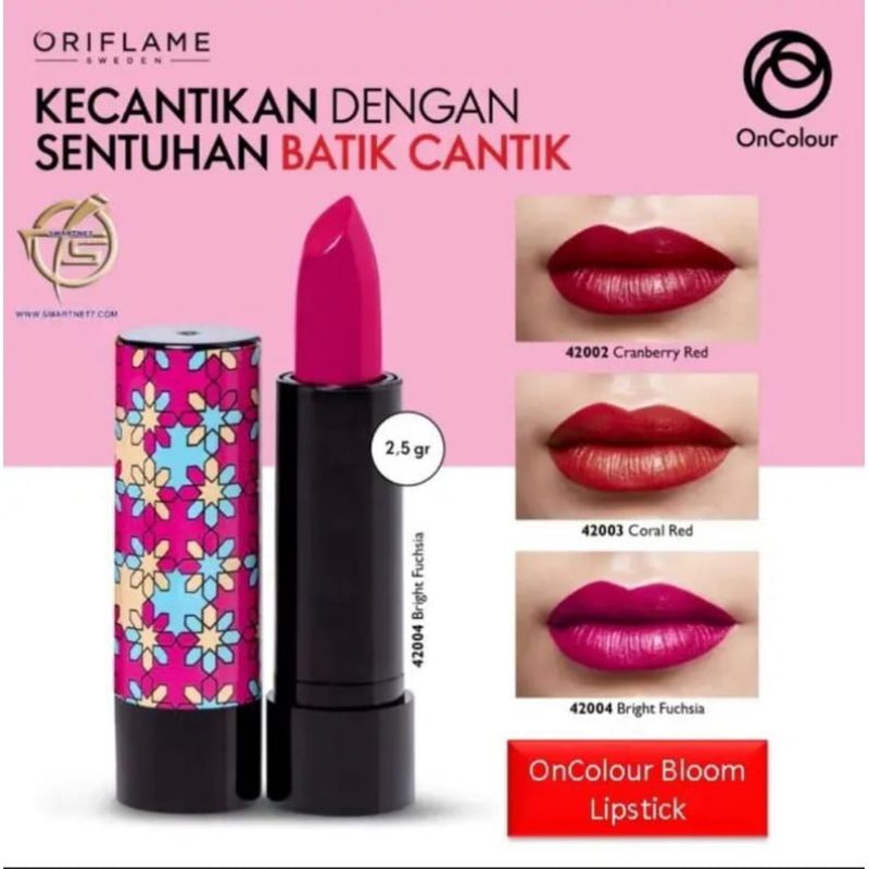 ONCOLOUR BLOOM LIPSTICK / LIPSTIK / ONCOLOUR CREAM LIPSTICK