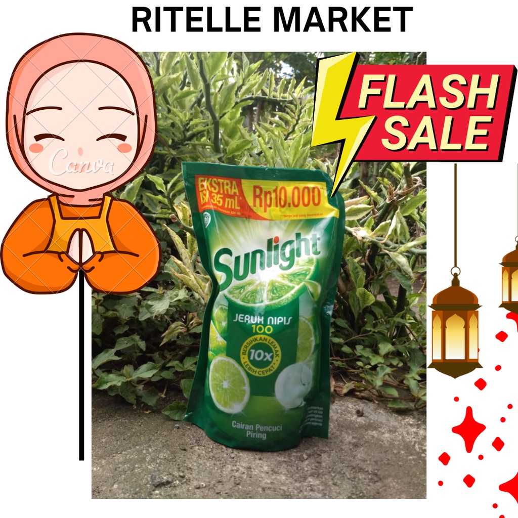 Jual Sunlight Sabun Cuci Piring Jeruk Nipis 435 Ml Shopee Indonesia