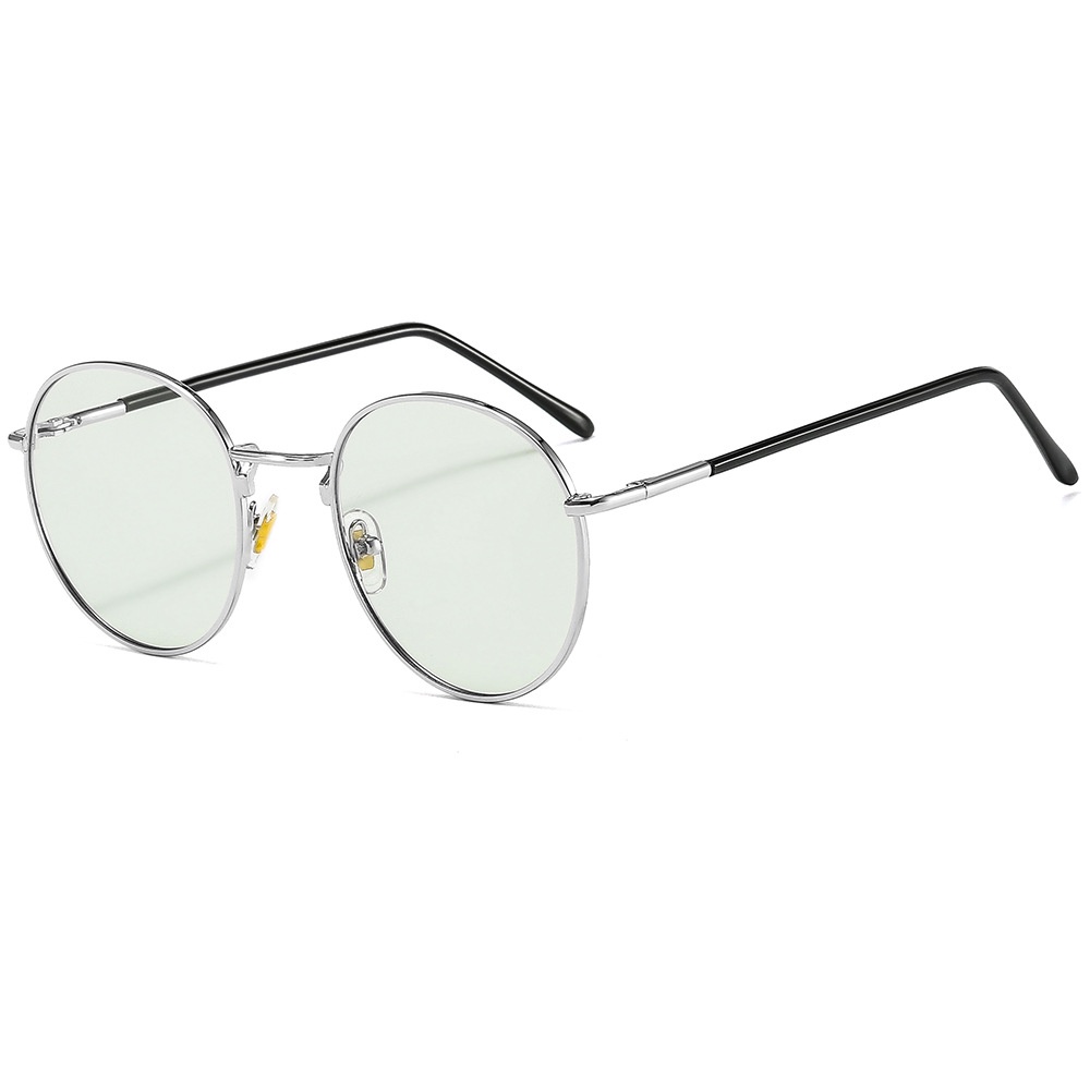 Kacamata Lensa Photocromic + Anti Radiasi Blueray (Bluechromic) Pria Wanita Frame Besi Photochromic-Photocromic#22