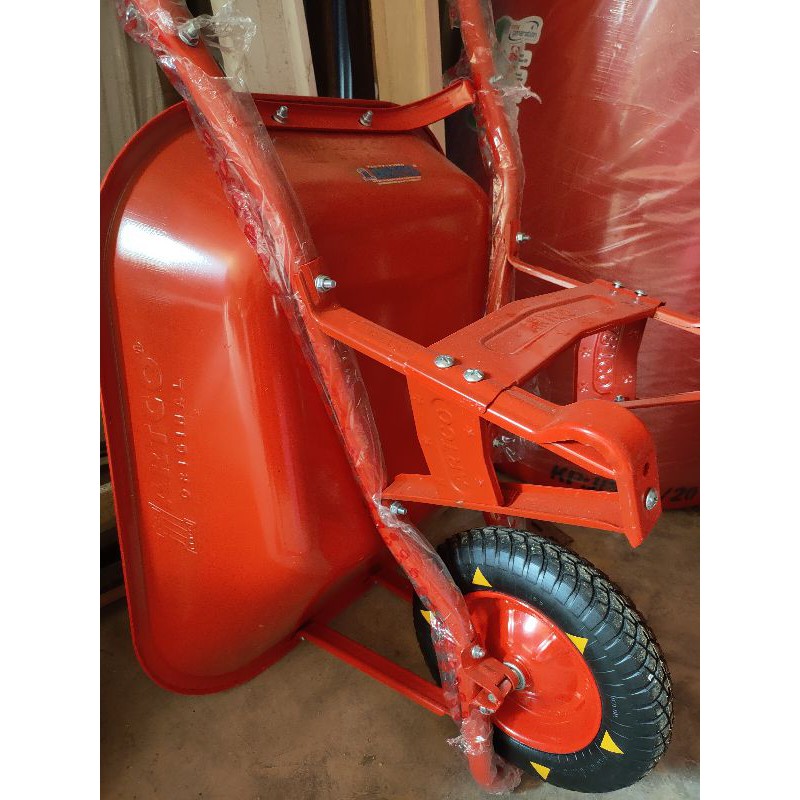 gerobak artco asli gerobak merah azza / gerobak sorong bangunan / gerobak dorong angkat pasir semen