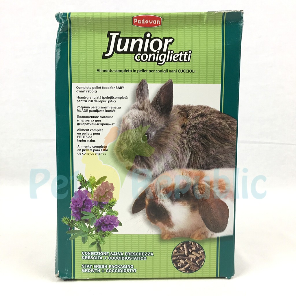 

Pet Republic Makanan Anakan Kelinci PADOVAN Junior Coniglietti for Young Rabbit 850gr