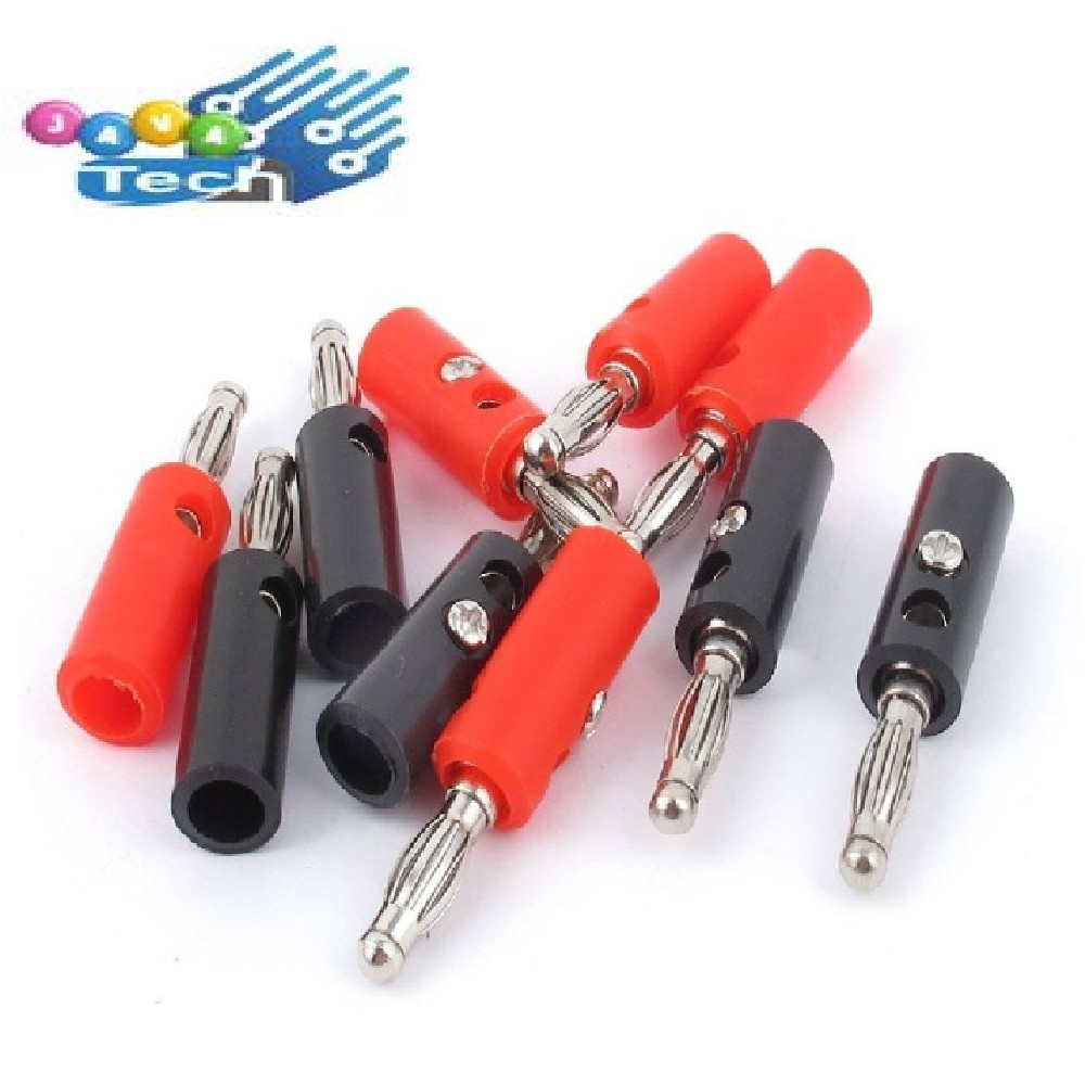 Konektor Jack Banana Plug Male 4mm 1 Set