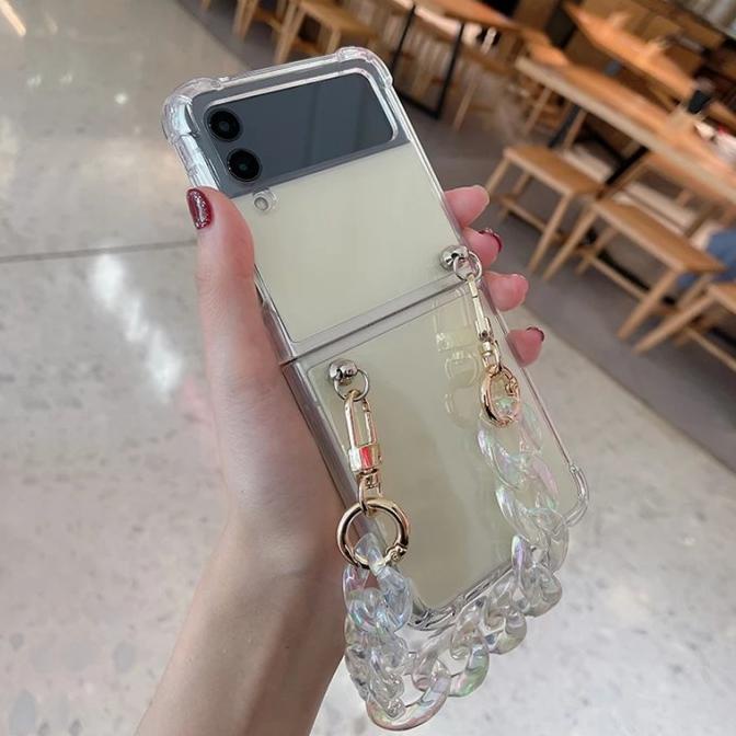 Case Samsung Galaxy Z Flip 3 Tali Gantungan Case Hp Luxury Wanita (Sale)