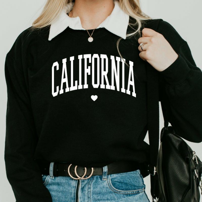 Sweater CALIFORNIA Big Size (S - 6XL) Jaket Sweatshirt Jumbo Loose Oblong Distro Oversize Pria Wanita M L XL 2XL 3XL 4XL 5XL