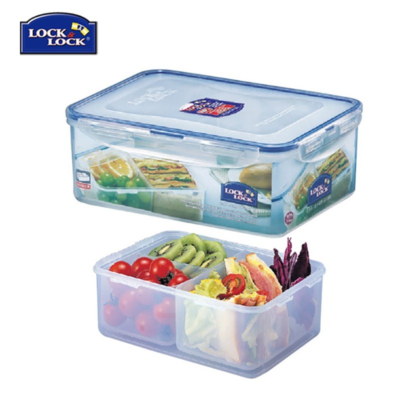 Lock &amp; Lock HPL 826 C Rectangular Short Food Container 2.6L