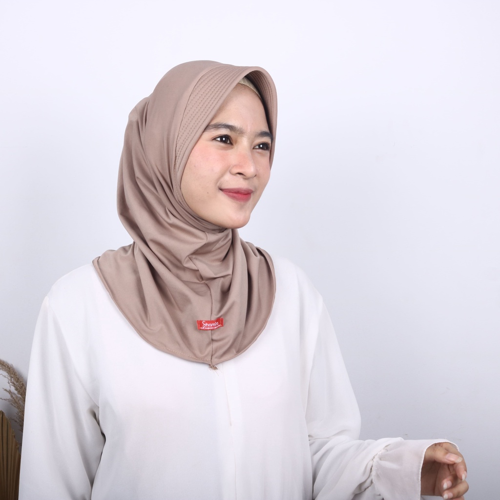 Jilbab Sport Nadira Jersey Daily Hijab Sporty Premium I Kerudung Olahraga By Shamira