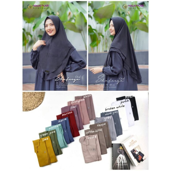 SHAFEEYA OVAL BY NAWA HIJAB