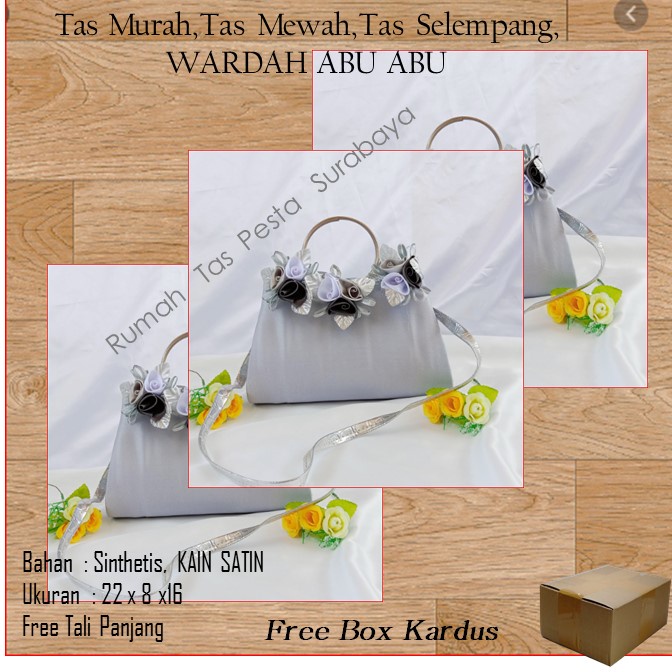 Tas Clutch,Tas Seserahan,Tas Souvenir,WARDAH ABU ABU