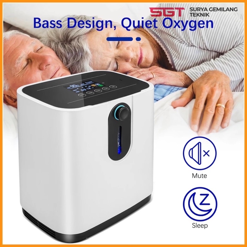 Mesin Oksigen Concentrator 1-7L Yobekan Oxygen Tabung Oksigen Portable