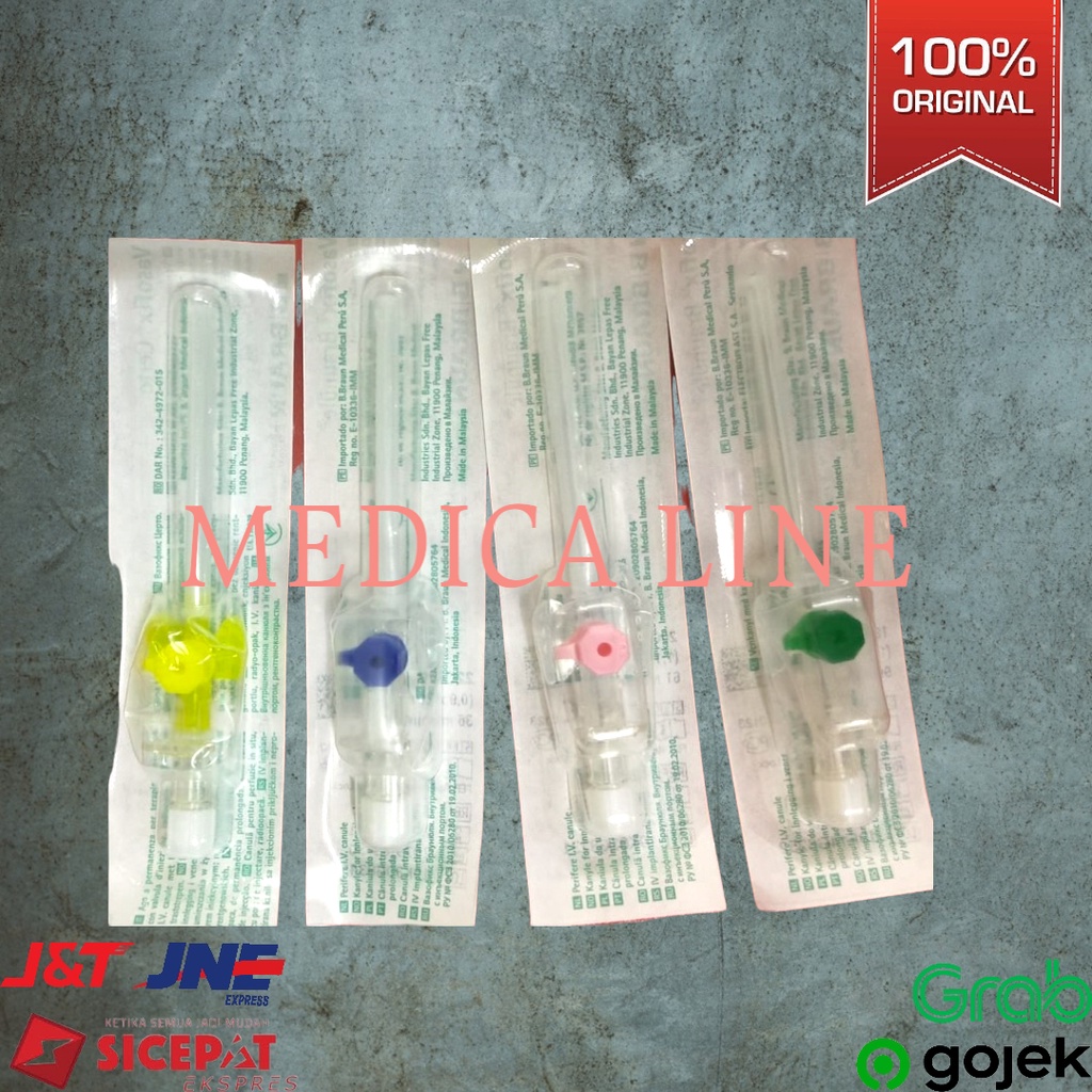 Vasofix Bbraun 18/20/22 /24 harga satuan
