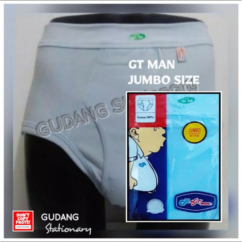 GT Man Briefs Classic Jumbo Size [ isi 12 pcs ]