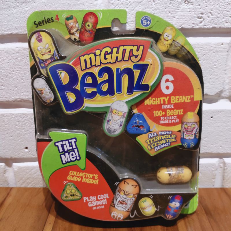 Mighty Beanz 6 pcs Original Moose Series 4 (REAL FOTO) - Mainan Anak