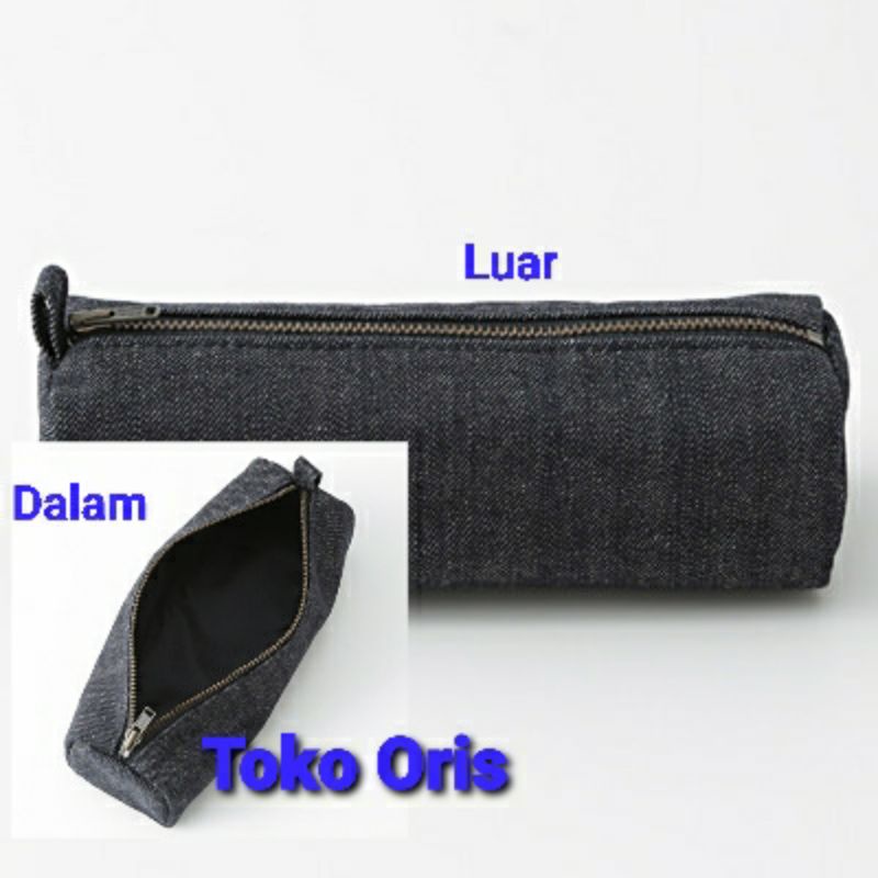 

Pen Case Square Size 5.5x5.5x19cm Muji || Tempat Pensil