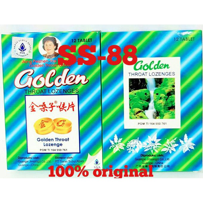 

Golden Throat Lozenge (Permen Pelega Tenggorokan)