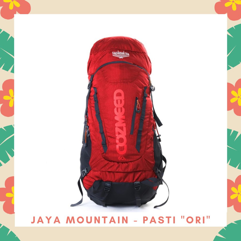 Cozmeed Tas Carrier Sagarmata 60L Merah