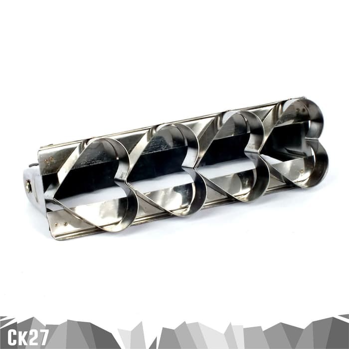 Cetakan Kue Kering Kacang Kue Kastengel Keju Motif Love Hati CK27