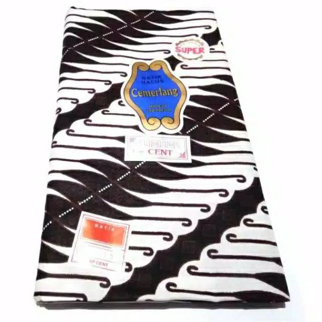 Jarik cemerlang motif parang//jarik putih murah //kain batik putih motif samurai