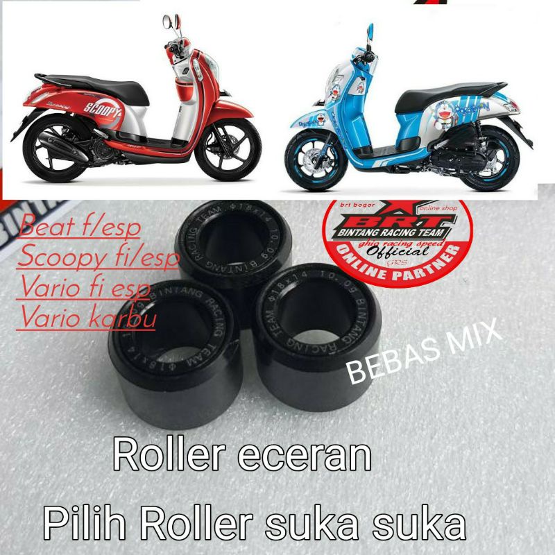 BRT ROLLER ECER/3PC MIX/OPLOS 3+3 BEAT FI/ESP/SCOOPY FI SCOOPY ESP 2014-2018/SPACY FI(KZL)